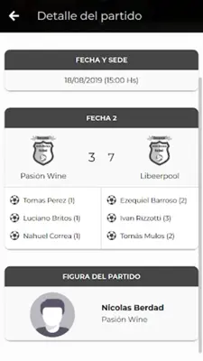 Copa Complejo Valle Beraca android App screenshot 0