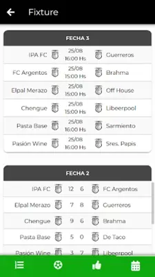 Copa Complejo Valle Beraca android App screenshot 1